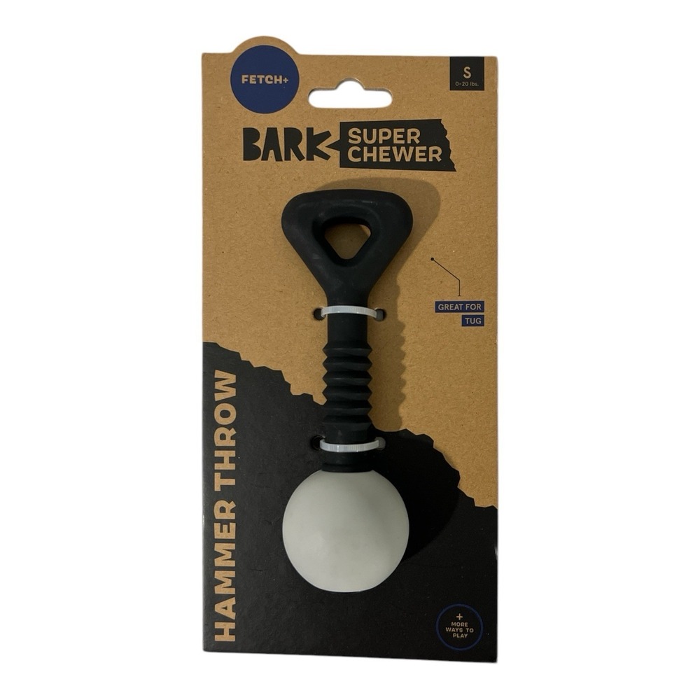BARK BOX SUPER CHEWER HAMMER THROW SMALL (0-20) Lbs‎ GREAT FOR TUG